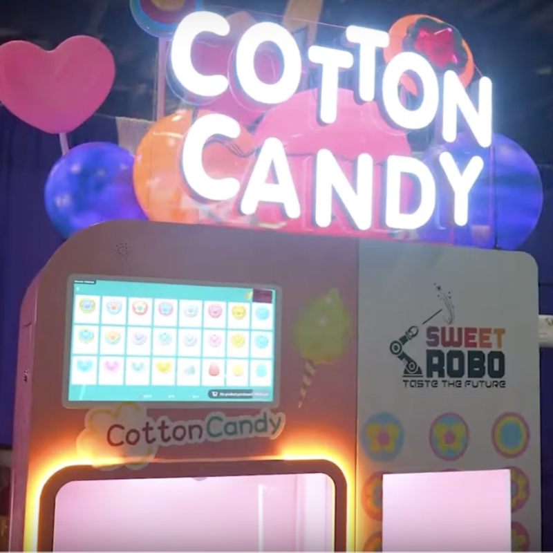 Sweet Robo VC Cotton Candy Vending Machine