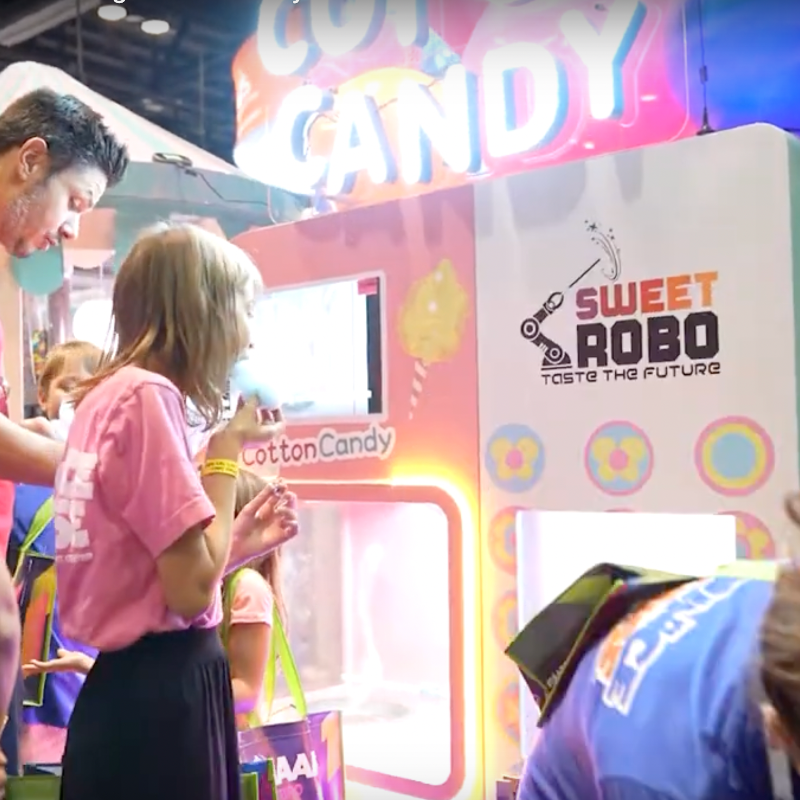 Sweet Robo VC Cotton Candy Vending Machine